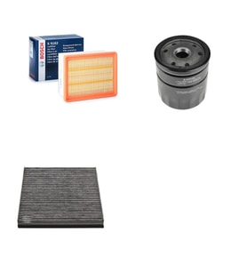 Bosch Filtre Bakım Seti Peugeot Partner 1.9 Dizel 2003-2007 Hava + Yağ f. + Polen Filtre Sardes