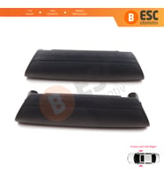 VW Transporter T5 Makyajsız Kasa 2003-2009 İçin Ön İç Kapı Kolu Tutamağı Seti Siyah 7H0867179F 80F