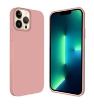 Apple iPhone 14 Pro Max 6.7'' İçi Kadife Silikon Kılıf Rose