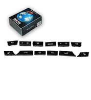 BMW 5 F10 F11  KLİMA KONTROL TUŞ DÜĞME KAPAK SETİ- 12 DÜĞME - OEM 61319328425