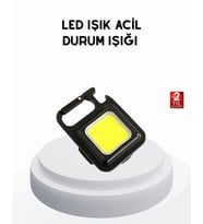 Mini 800 Lümen LED El Feneri – USB Şarjlı, 3 Kademeli Işık, Şişe Açacaklı Taşınabilir Tasarım