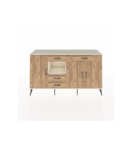 Kronos Konsol 4 Raflı 4 Çekmeceli 3 Kapaklı 176x59x99 Aytaşı-Çam