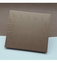 Taba Rengi Termo Deri Defter Ve Metal Roller Kalem Seti