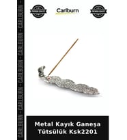 Özel Üretim Dekoratif Hediyelik Obj Aksesuar Metal Kayık Ganeşa Tütsülük