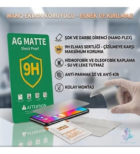 Samsung Galaxy M13 Uyumlu Ekran Koruyucu 9H Ekstra Koruma 9H - MAT