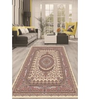 Dijital Kaymaz Taban Yıkanabilir Modern Renkli Salon Halısı Mutfak Halısı Yolluk ND-HT-38 (Krem)