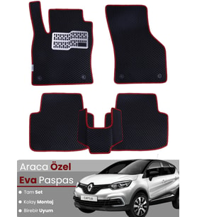 RENAULT CAPTUR 1 (2013-2019) Uyumlu EVA Paspas Tam Set–Araca Özel,Oto Paspas