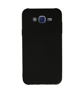 Samsung Galaxy J7 Kılıf Nano İçi Kadife Silikon - Siyah
