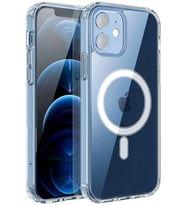 Northcity Iphone 12 Kılıf Kamera Lens Korumalı Magsafe Destekli Şeffaf Darbe Emici Sert Kapak