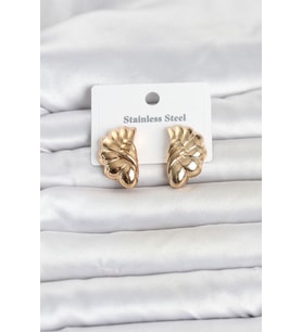316L Çelik Gold Renk Vintage Model Kadın Küpe TJ-BKP11813