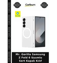 Mr. Gorilla Samsung Z Fold 6 Uyumlu Sert Kapak Kılıf Telefon Koruma Cihaz Kılıfı