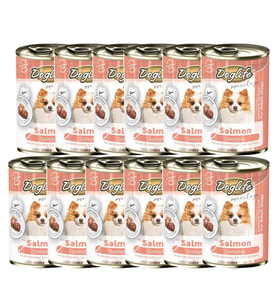 DOGLİFE SOMONLU KÖPEK KONSERVE 400GR x 12 Adet