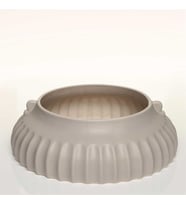 Vitale Bowl Krem Vazo 33*33*10 Cm AK.JL0046