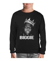 Biggie Siyah Çocuk Sweatshirt