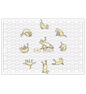 Cat Yoga Köpek Puzzle 240 Parça Yapboz