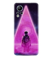 Infınix Note 12 Kılıf Resimli Desenli Silikon Platinium Series Astro Purple2 1907