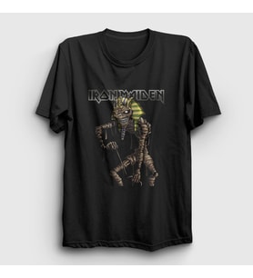 Presmono Unisex Siyah Mummy Iron Maiden T-Shirt 86917tt