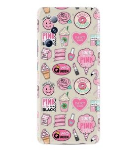 Xiaomi Mi 13 Lite Kılıf Resimli Desenli Baskılı Silikon Donut Flamingo 1415