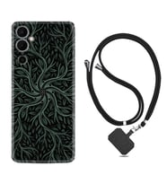 Tecno Pova 4 Kılıf Silikon Boyun Askılı İpli Desenli Silikon Sarmaşıklar 1675