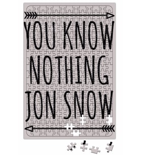 You Know Nothing Puzzle 240 Parça Yapboz