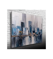 Sisli Şehir Canvas Tablo (50x70)