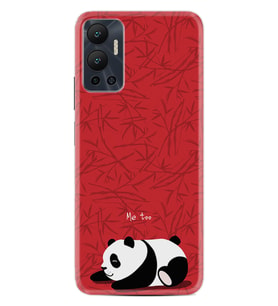 Infınix Hot 12 Kılıf Resimli Desenli Silikon Platinium Series Sleeping Panda 1810