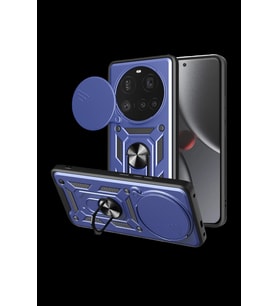Pilelistore   Xiaomi Mi 15 Ultra Kılıf Pars Lens Yüzüklü Silikon - Lacivert