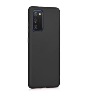 Samsung Galaxy A02S Premium Silikon Kılıf Siyah