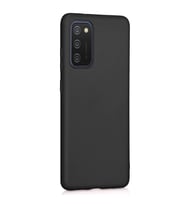 Samsung Galaxy A02S Premium Silikon Kılıf Siyah