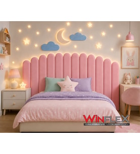 WİNFLEX YATAK BAŞLIK AY VE BULUT SET DEKORASYON PANEL - 180CM