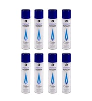 Colibri Premium Gazlı ve Pürmüzlü Çakmaklar İçin Bütan Gaz 8'li Paket (Karışık)