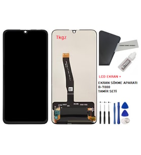 Tkgz Honor 20 Lite Uyumlu Lcd Ekran Dokunmatik Servis + B-7000 + TAMİR SETİ