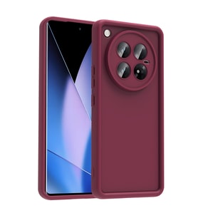 Infinix Zero 40 5G Uyumlu Kılıf Kamera Korumalı Zore Ananas Kapak (Mürdüm)