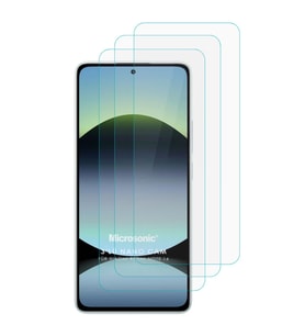 Microsonic Xiaomi Redmi Note 14 5G Screen Protector Nano Glass Cam Ekran Koruyucu (3`lü Paket) (Şeffaf)