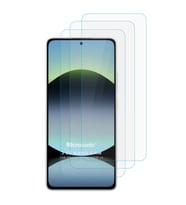 Microsonic Xiaomi Redmi Note 14 5G Screen Protector Nano Glass Cam Ekran Koruyucu (3`lü Paket) (Şeffaf)