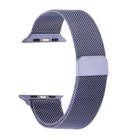 Apple Watch 42mm Uyumlu Kordon Hasır Metal Mıknatıslı Örgü Zore KRD-01 Kayış
