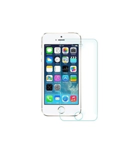 Iphone 5S Uyumlu Ekran Koruyucu 9h Sert Temperli Kırılmaz Cam Koruma Şeffaf