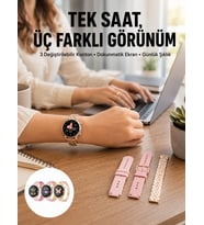 Akıllı Saat – Dokunmatik Ekran, Spor Modu ve Kalp Atış Sensörü Yeni Nesil