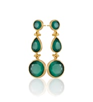 Kadir Jewellery 22 Ayar Altın Kaplama Vintage Küpe -El İşçiliği Ve Hipoalerjenik Küpe