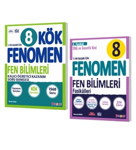 FENOMEN YAYINLARI 8. SINIF Kök Fen Bilimleri Soru Bankası + Fen Bilimleri 2. Fasikül (DNA Ve Genetik
