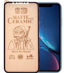 Apple Uyumlu İphone Xr Ekran Koruyucu 9d Mat Seramik Nano Tam Kaplayan