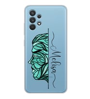 Samsung İkizler Burcu Tasarımlı Şeffaf Telefon Kılıfı