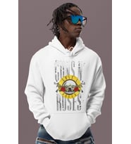 Guns N' Roses Rock Metal Baskılı Unisex Oversize Müzik Grubu Hoodie