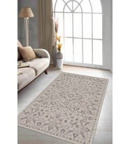 Toprak Vintage Kaymaz Taban Makinede Yıkanabilir Halı RV296 - 100 x 160 cm