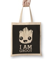 Guardians Of The Galaxy Cute Anime Baby Groot Bez Çanta Uzun Saplı