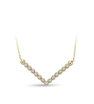 ÇGK KUYUMCULUK TAŞLI ALTIN KOLYE (Gold)