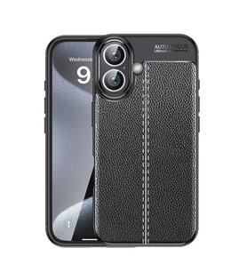 İphone 16 Plus Kılıf Auto Focus Kapak - Siyah