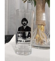 Kara Bilişim Rakı Bardağı Kişiye Özel yada Firmaya Özel Baskı