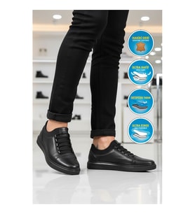Ayakmod Premium 422 M Siyah Erkek Günlük Ayakkabı