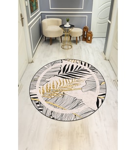 Dijital Baskı Modern Kaymaz Taban Halı H0306